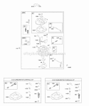 Carburetor Carburetor Overhaul Kit Diagram and Parts List for 294442-0360-01  Briggs and Stratton Engine